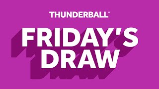 The National Lottery Thunderball draw results from Friday 12 January 2024 [upl. by Iran570]