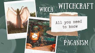 Wicca Witchcraft Paganism  History amp Differences amp How to practice [upl. by Thun]