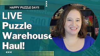 Happy Puzzle Day  Giant Puzzle Warehouse Haul [upl. by Bessy]