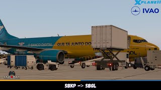 🔴 ViracoposSP SBKP x GaleãoRJ SBGL  IVAO BR  B738 Zibo Mod🔴 [upl. by Champaigne]