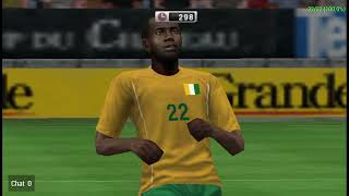 PPSSPP Pro Evolution Soccer 2014 Online J1 Alesxc com Costa do Marfim VS J2 EU com Uruguai [upl. by Toby]