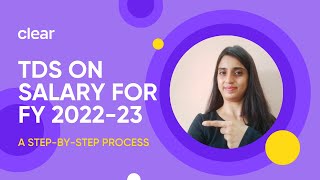 How to Calculate TDS on Salary  FY 202223 AY 202324 [upl. by Westney411]