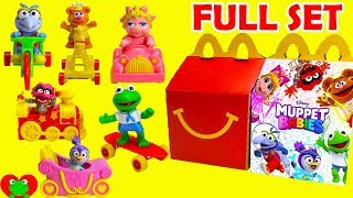 Collecting Muppets McDonalds Happy Meal Toys Kermit Piggy Gonzo Fozzie [upl. by Yartnoed]