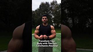 Epic Calisthenics Routine to Transform Your Body shorts workout [upl. by Radie]