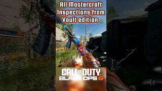 All Mastercraft Inspections in Black Ops 6 Vault Edition 😮 [upl. by Ydnil498]