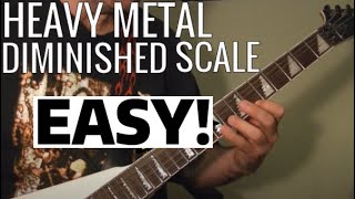 The Diminished Scale Guitar Lesson  EASY [upl. by Edmondo289]