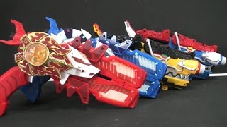 미니특공대 트랜스웨폰 파워레인저 다이노포스 가브리볼버 장난감 Miniforce Power Rangers Dino Charge Transformation Gun Toys [upl. by Akinihs]