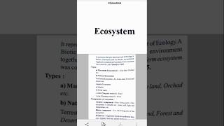 3 1st year AECC unit1 Ecosystem note aecc utkaluniversity edumadam trending bsc ecosystem [upl. by Sidnee]