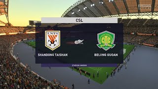 FIFA 23  SHANDONG TAISHAN VS BEIJING GUOAN  CSL 1  Full Match PS5 Gameplay  4K [upl. by Tiphane]