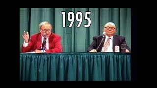 1995 Berkshire Hathaway Annual Meeting Warren Buffett Charlie Munger FULL QampA [upl. by Salahcin]