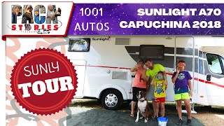 1001 AUTOS ➡ SUNLIGHT A70 capuchina de 2018 🚐 EMPIEZA el TOUR [upl. by Nedearb]