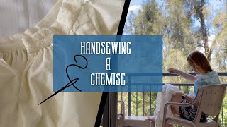 Sewing a Civil War Era Chemise Entirely by Hand [upl. by Acalia182]