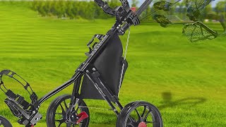 CaddyLite EZFold 3 Wheel Golf Push Buggy  Push Cart [upl. by Reltuc]