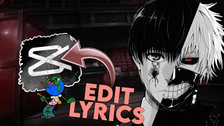 EDIT LYRICS TELA CHEIA  CAPCUT  NODE VIDEO [upl. by Virgie]