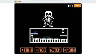 fighting sans in turbowarp desktop [upl. by Nalloh98]