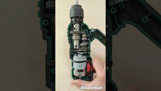 How Rotary Hammer Drill Works  Slow Motion Parkside Cordless Rotary Hammer Drill [upl. by Pauli]