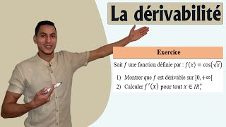 dérivabilité 2bac exercices  dérivé de composé de deux fonctions  dérivabilité de fonction composé [upl. by Nemajneb]