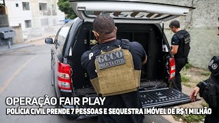 Policia Civil prende 7 pessoas e sequestra imóvel de R 1 mi comprado com dinheiro do tráfico [upl. by Esiouqrut]