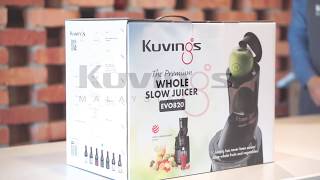 Kuvings Slow Juicer EVO820 Gun Metal Unboxing [upl. by Hailey]