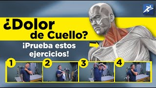 ¿Dolor de cuello ¡Prueba estos ejercicios [upl. by Trey382]