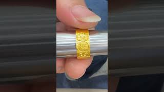 🙀 24KT Real Gold Ring Makeing 🔥 gold shorts [upl. by Saidee]