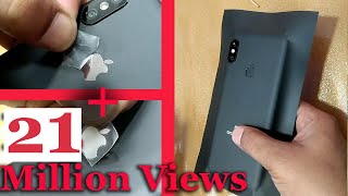 Diy  Redmi Note Transfer to iPhonex Pro  DIY  wrapping cell phone in foil  first look [upl. by Yrotciv449]