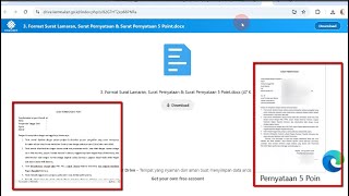 Cara Download Format dan Cara Mengisi Surat Pernyataan 5 Poin Pendaftaran CPNS dan PPPK Tahun 2024 [upl. by Suolevram]