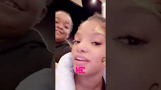 Halle Bailey And DDG Nephew Enjoyed Family Night Out ddg [upl. by Beckman]