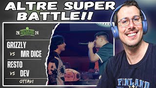 Reaction a GRIZZLY vs MR DICE  RESTO vs DEV  OTTAVI  FINALISSIMA TECNICHE PERFETTE 2024 [upl. by Casilde]