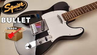 Bite the Bullet  Squier Bullet Telecaster Unboxing and First Impresions [upl. by Jeramey]