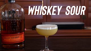 Perfect Whiskey Sour Recipe Classic Cocktail Made Easy [upl. by Pucida]