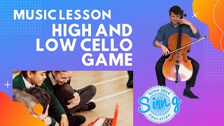 High and Low Cello Game  KS1 and KS2 Homeschool Music Activity from Sing Education [upl. by Anawat]