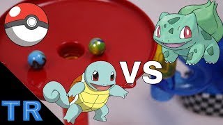 Pokemon Battle Squirtle vs Bulbasaur Toy Racing [upl. by Yart]