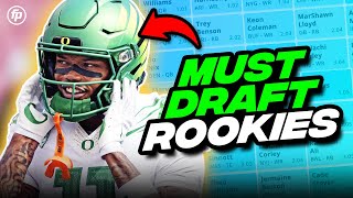 MUST DRAFT Rookies  Impact Players Dynasty Holds  LateRound Sleepers 2024 Fantasy Football [upl. by Jaymee127]