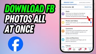 How to download Your facebook photo at once [upl. by Deva87]