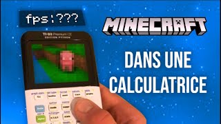 JOUER à MINECRAFT sur CALCULATRICE [upl. by Janeta]