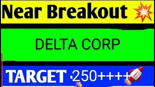 DELTA CORP SHARE LATEST NEWS TODAYDELTA CORP SHARETARGETDELTACORPSHARE NEWSDELTACORPSHAREANALYSIS [upl. by Bernelle]