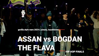 Assan vs Bogdan The Flava hip hop 1v1 finals  stance x GORILLA STYLE WARS 2024 kazakhstan [upl. by Willumsen]