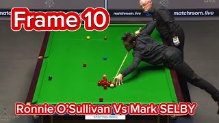 Scottish Open Snooker 2020  Ronnie O’Sullivan Vs Mark SELBY Frame 11 [upl. by Parlin]