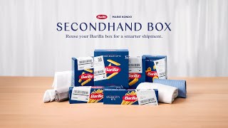 Marie Kondo x Barilla How to Reuse Boxes to Package amp Ship PreLoved Items Using the KonMari Fold [upl. by Marteena]