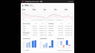 GEREL 20246 finansal tabloları açıklandı fener gsray borsaplus borsa BorsaIstanbul bist100 [upl. by Dogs]