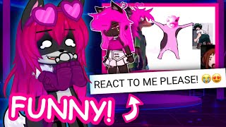 Reacting to THE FUNNIEST Gacha Life Stories by fans [upl. by Neelac]