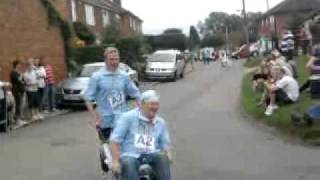 Wheelbarrow race Great Glen Leics 13811 [upl. by Ettelohcin]