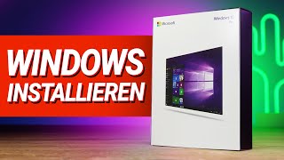 Windows 10 installieren 2022 Mit USB  Einrichten amp Treiber Installation [upl. by Enyalahs44]