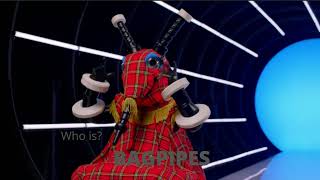 The reveal of Bagpipes by The Masked Singer UK [upl. by Hyatt495]