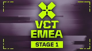 VCT EMEA Stage 1 2024  W1D3 [upl. by Hutson135]