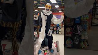 Crazy clown with horn at Spirit Halloween halloween spirithalloweenstore halloweenanimatronics [upl. by Eelegna367]