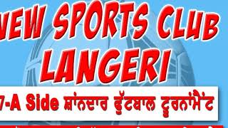 New sports club pind langeri 2024 football turnament live 9915869264 [upl. by Leontyne963]