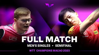 FULL MATCH  MA Long vs Alexis LEBRUN  MS SF  WTTMacao 2023 [upl. by Bollay507]