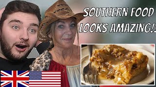 British Mum Reacts to Southern Comfort Foods You Need To Try Before You Die [upl. by Plumbo]